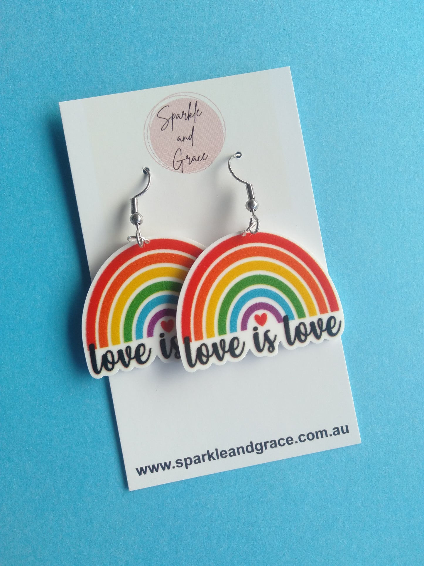 Love is Love Dangle Earrings
