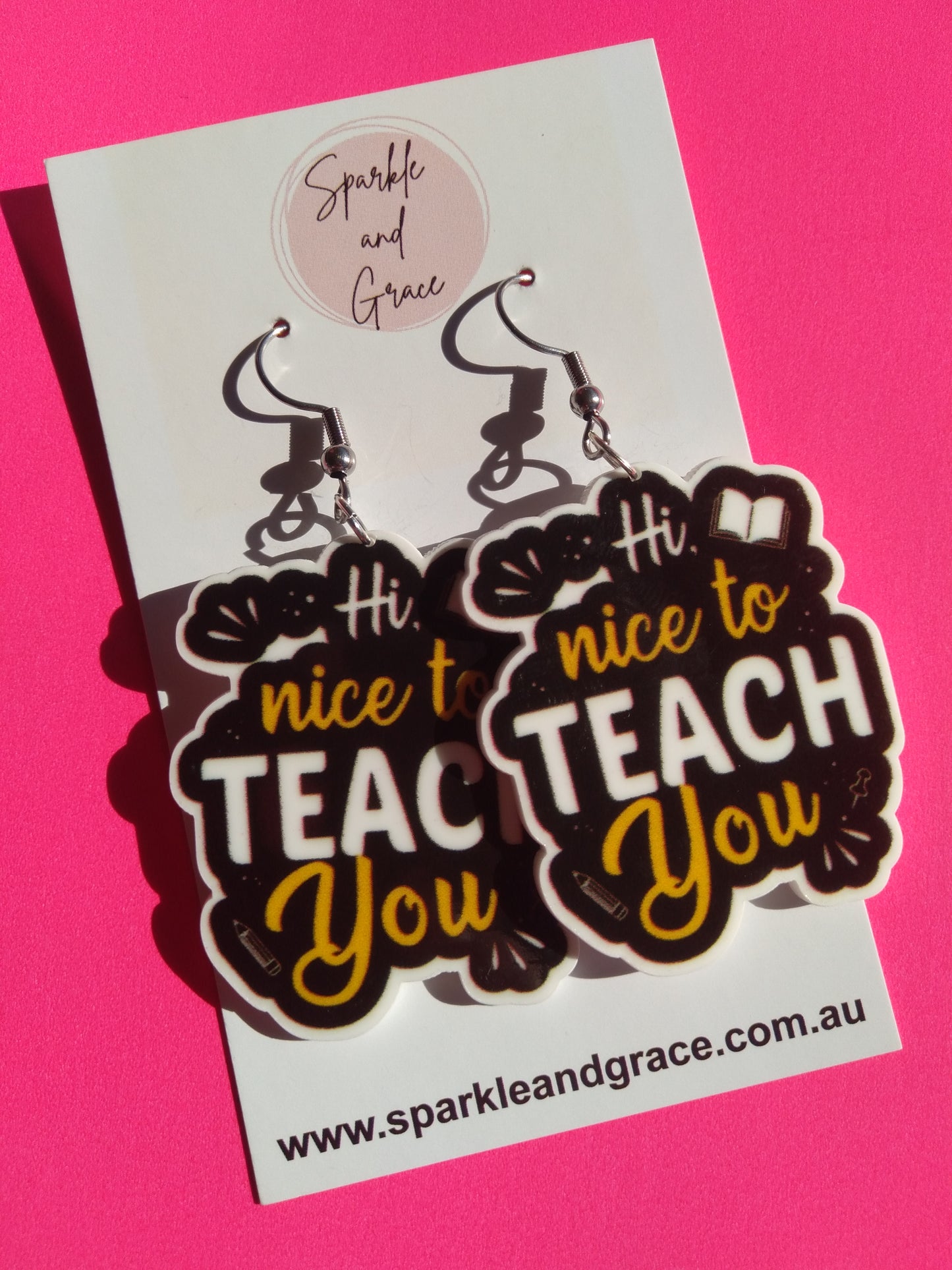 Nice to Teach You Dangle Earrings