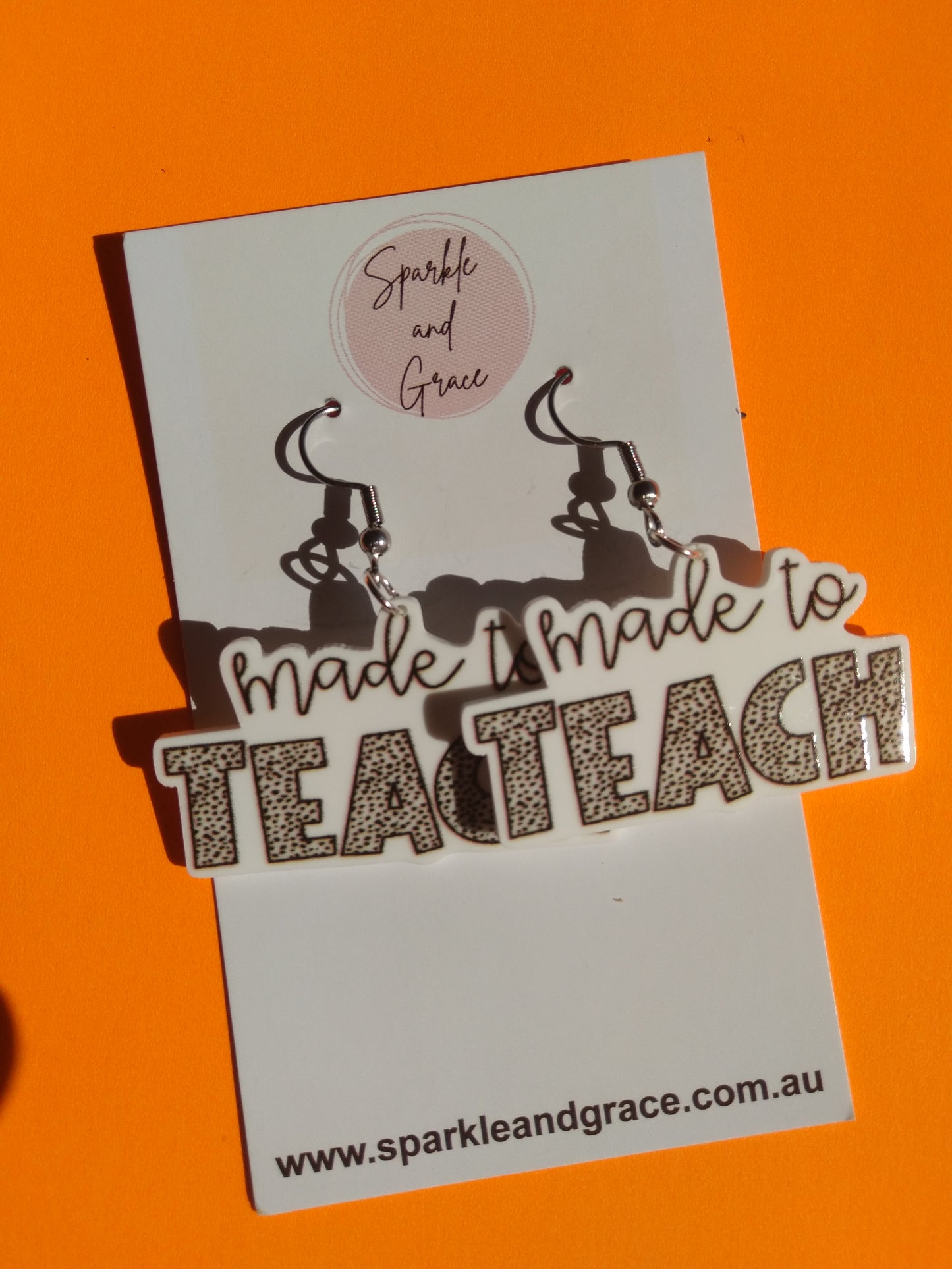 Made to Teach Dangle Earrings