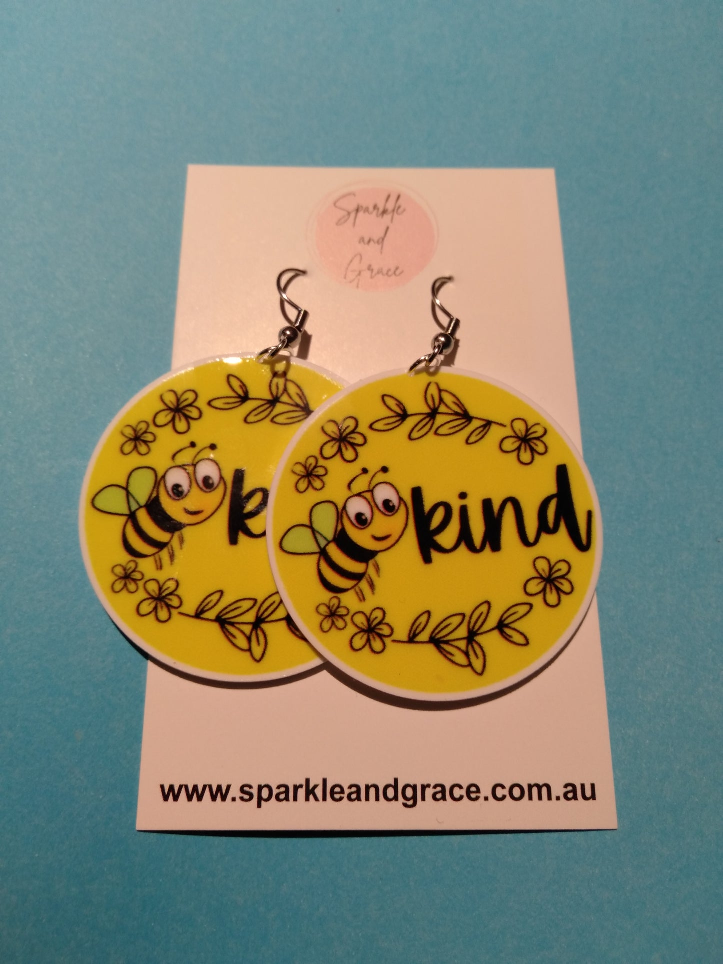 Be Kind Bee Dangle Earrings
