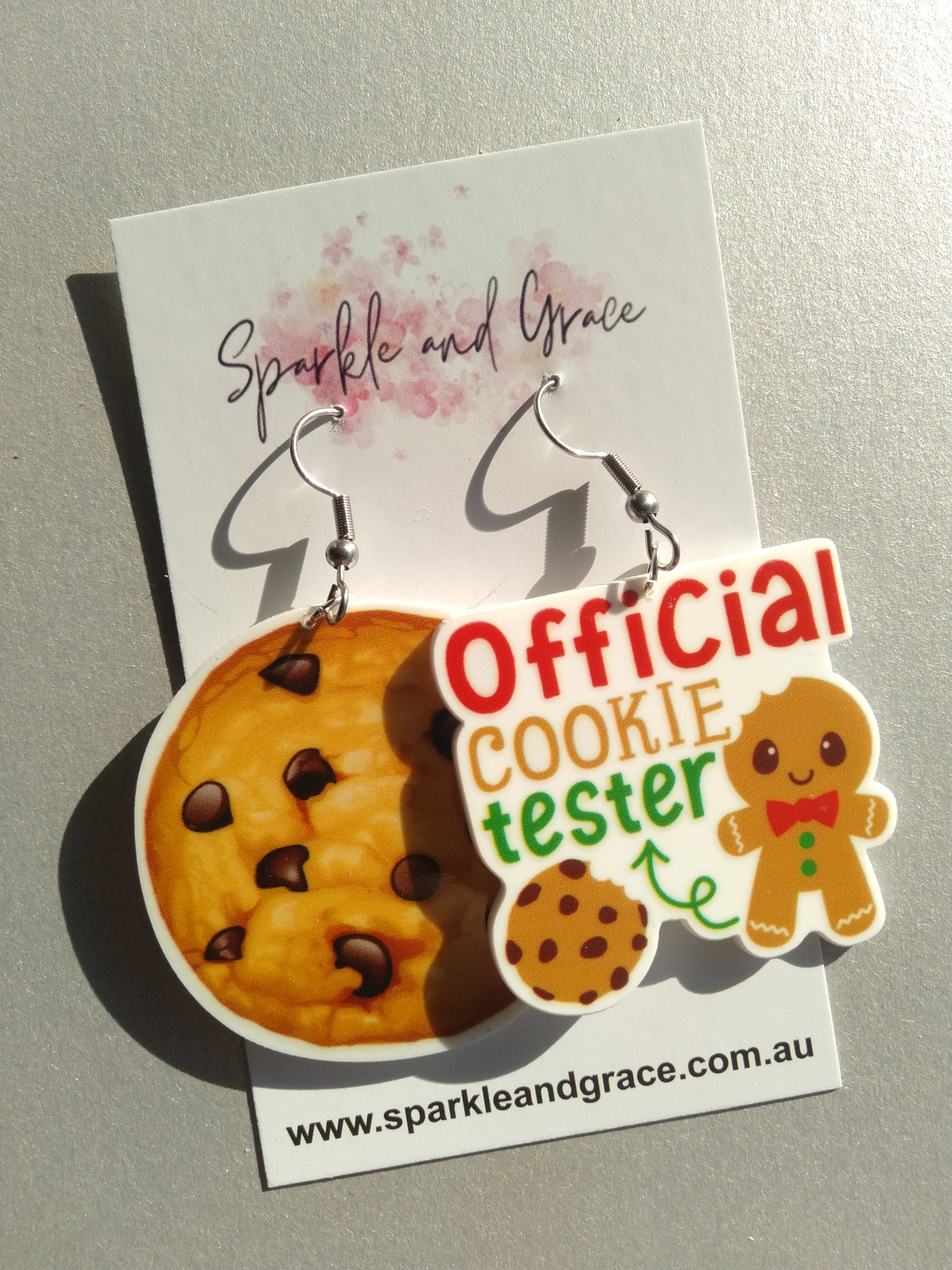 Official Cookie Tester Dangle Earrings
